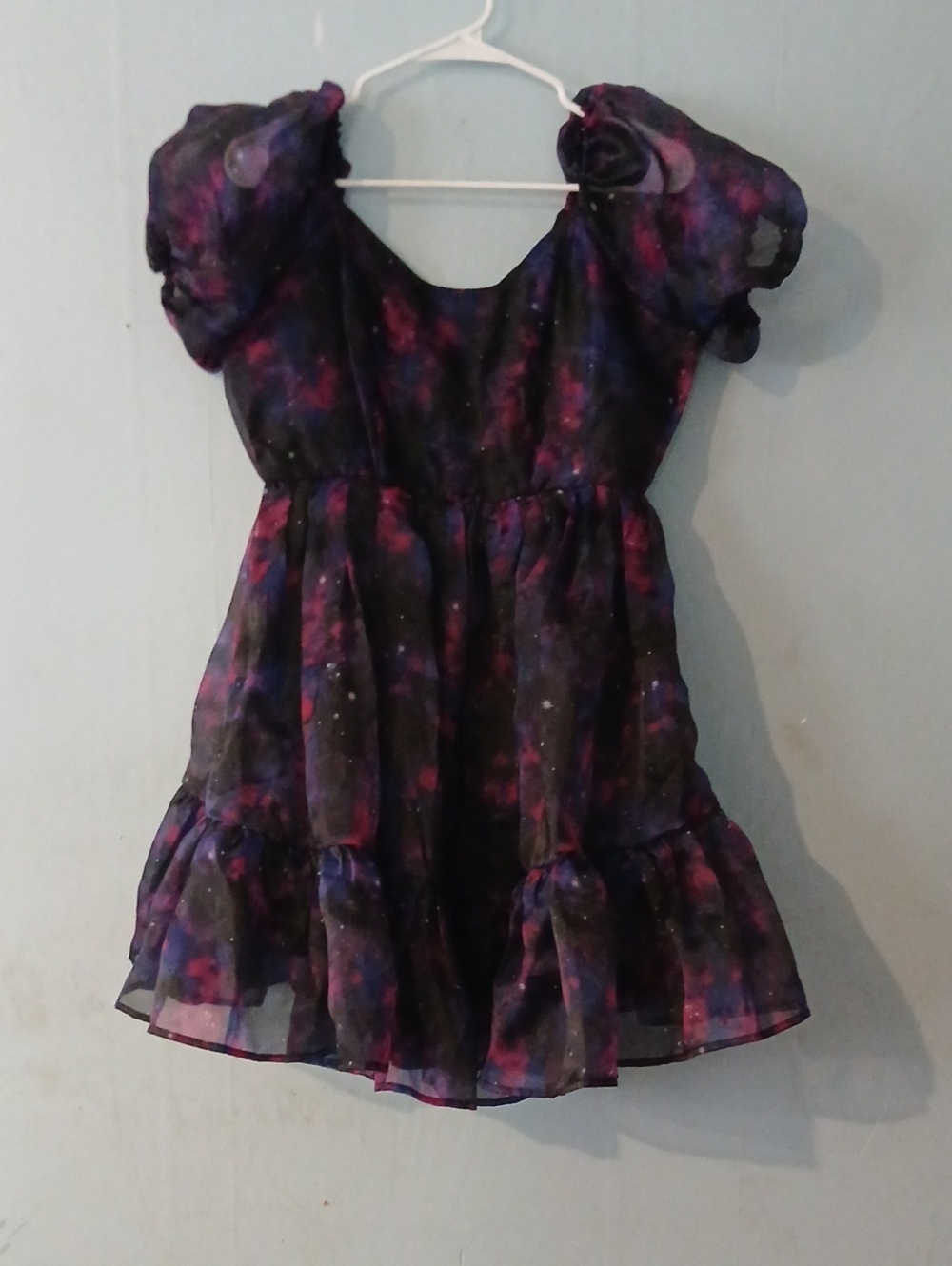 Cosmic Aura Flowey Galaxy Dress